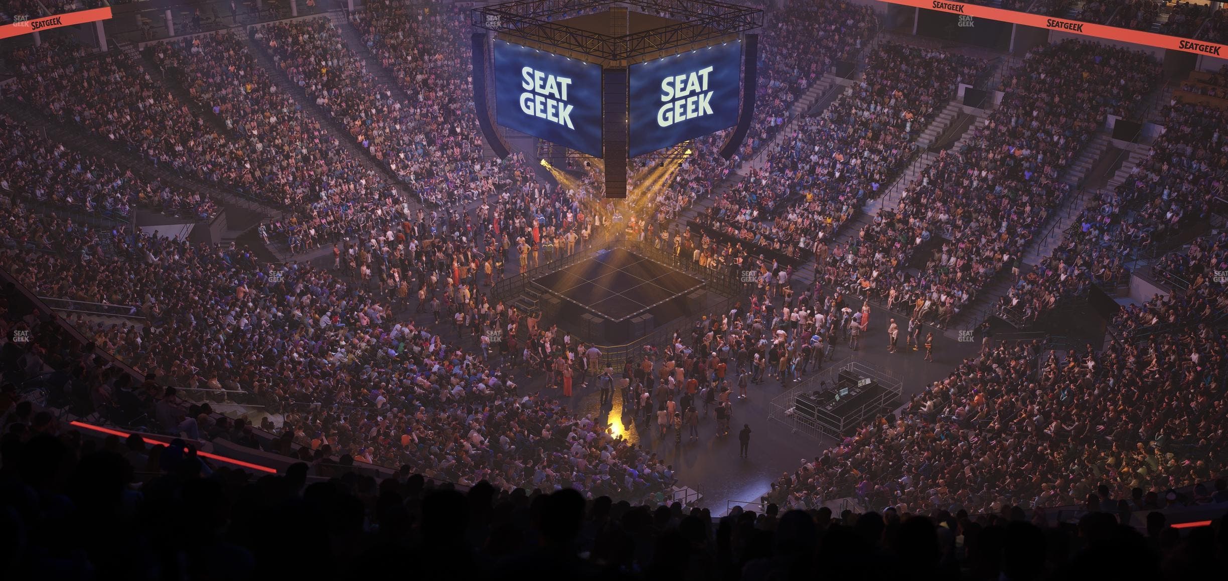 Delta Center - Section 127 Seat View