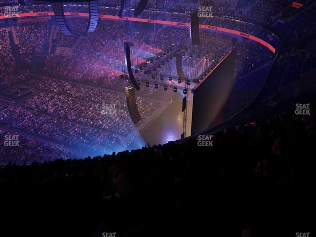 Delta Center - Section 127 Seat View