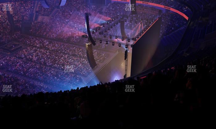 Delta Center - Section 127 Seat View