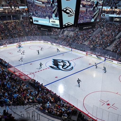 Delta Center - Section 127 Seat View