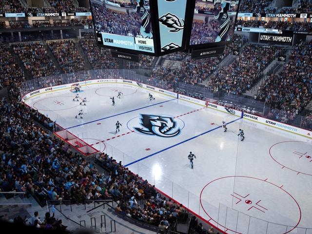 Delta Center - Section 127 Seat View