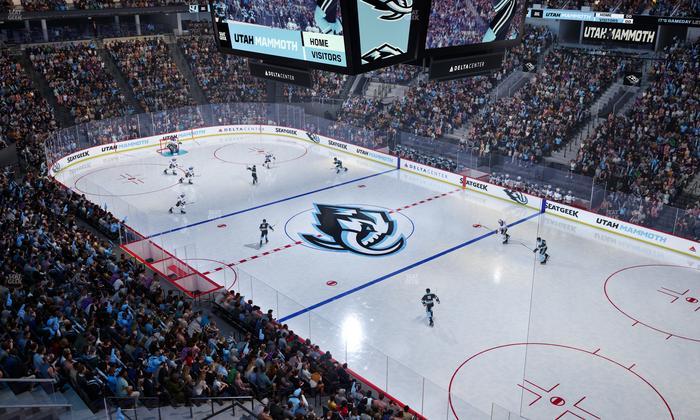 Delta Center - Section 127 Seat View