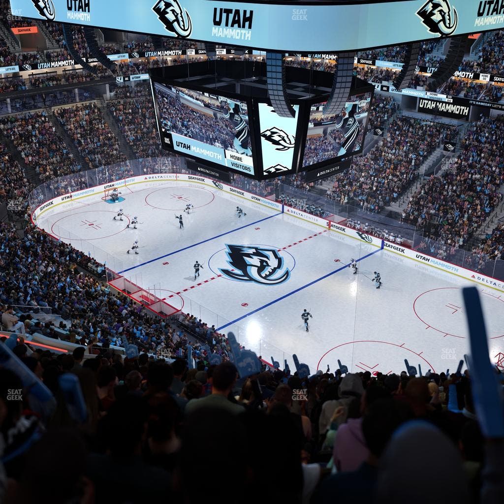 Delta Center - Section 127 Seat View