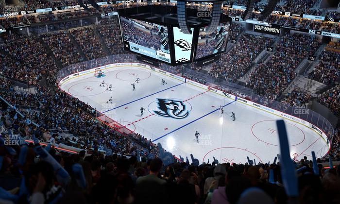 Delta Center - Section 127 Seat View