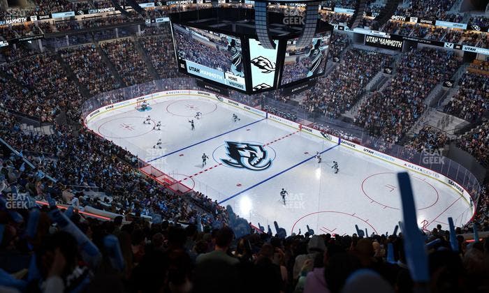 Delta Center - Section 127 Seat View