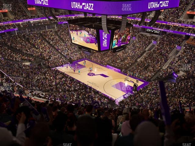 Delta Center - Section 127 Seat View