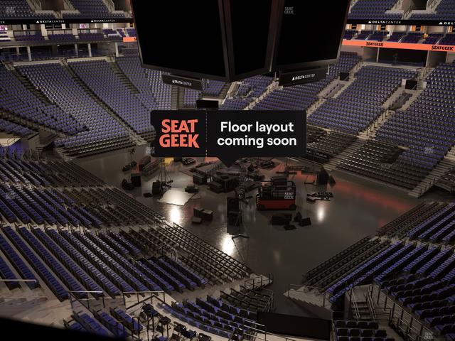 Delta Center - Section 127 Seat View
