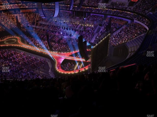 Delta Center - Section 127 Seat View