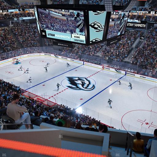 Delta Center - Section 128 Seat View