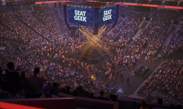 Delta Center - Section 128 Seat View