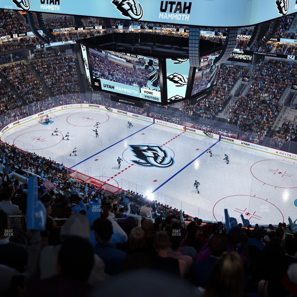 Delta Center - Section 128 Seat View