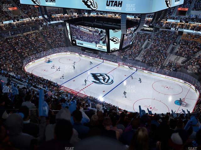 Delta Center - Section 128 Seat View