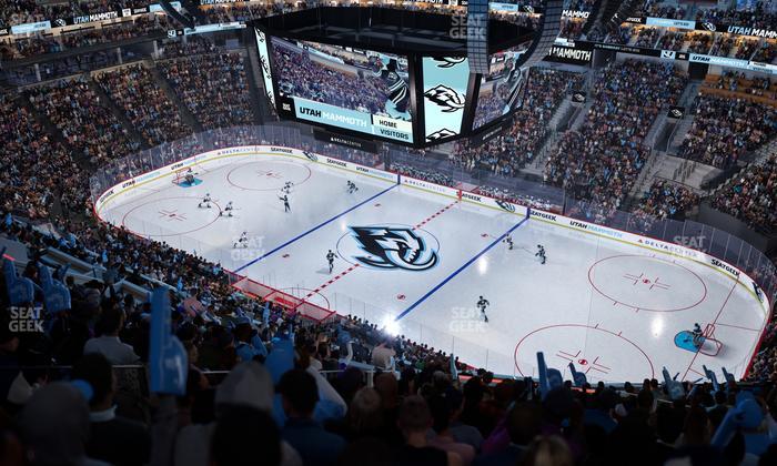 Delta Center - Section 128 Seat View