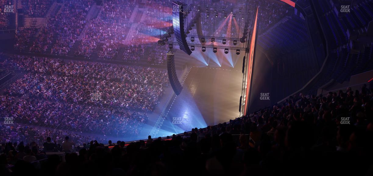 Delta Center - Section 128 Seat View