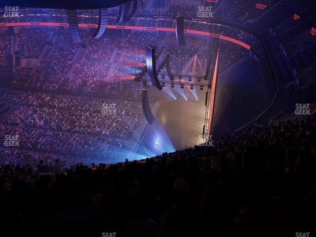 Delta Center - Section 128 Seat View Delta Center - Section 128 Seat View