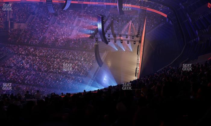 Delta Center - Section 128 Seat View