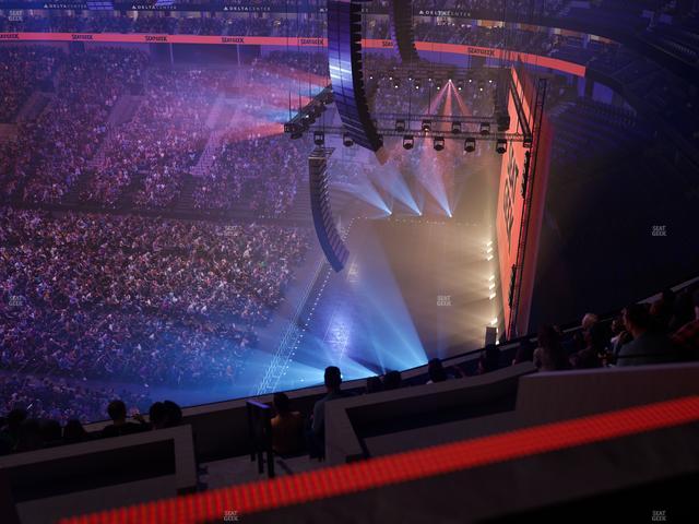 Delta Center - Section 128 Seat View