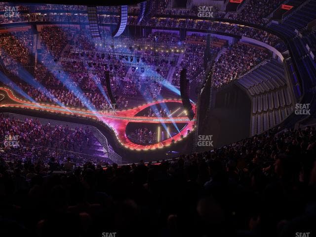 Delta Center - Section 128 Seat View