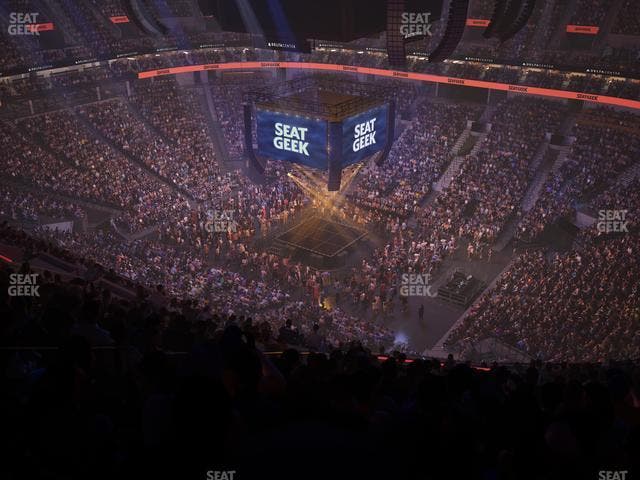 Delta Center - Section 128 Seat View