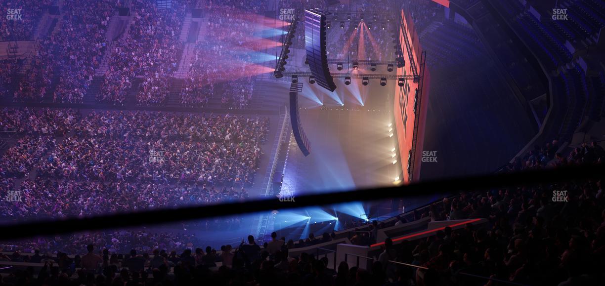 Delta Center - Section 129 Seat View