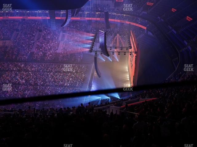 Delta Center - Section 129 Seat View