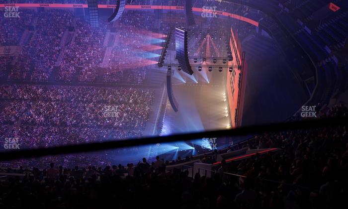 Delta Center - Section 129 Seat View