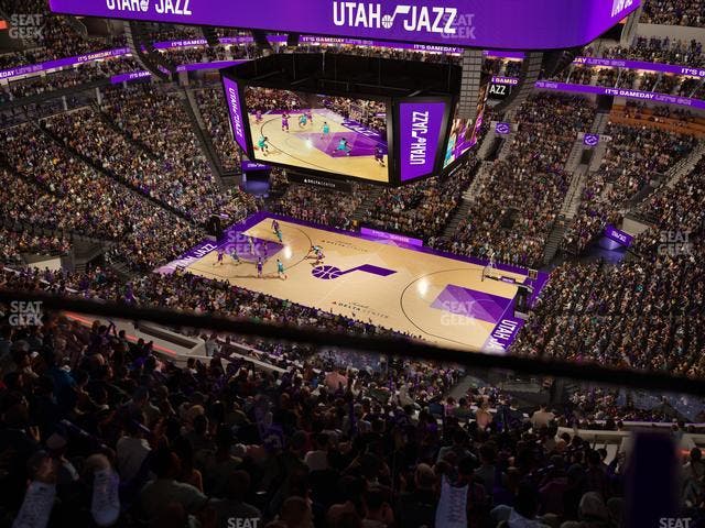 Delta Center - Section 129 Seat View