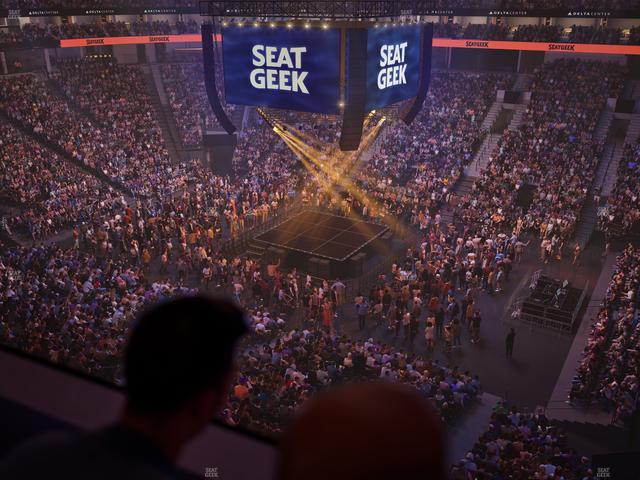 Delta Center - Section 129 Seat View