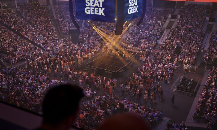 Delta Center - Section 129 Seat View