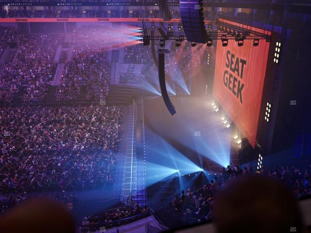 Delta Center - Section 129 Seat View