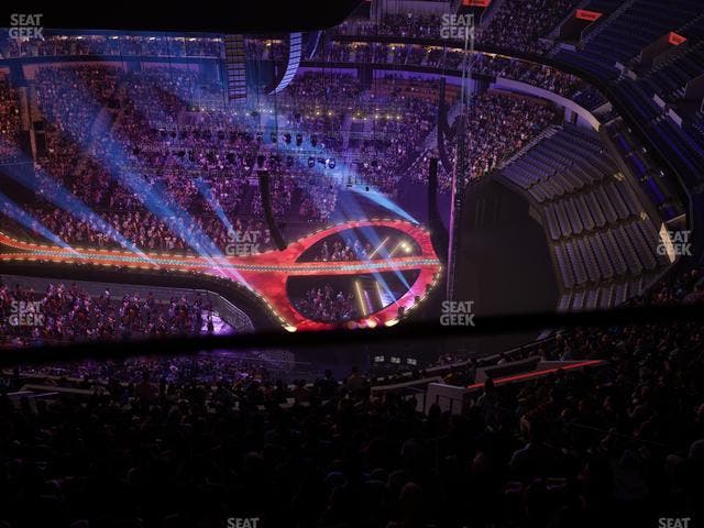 Delta Center - Section 129 Seat View