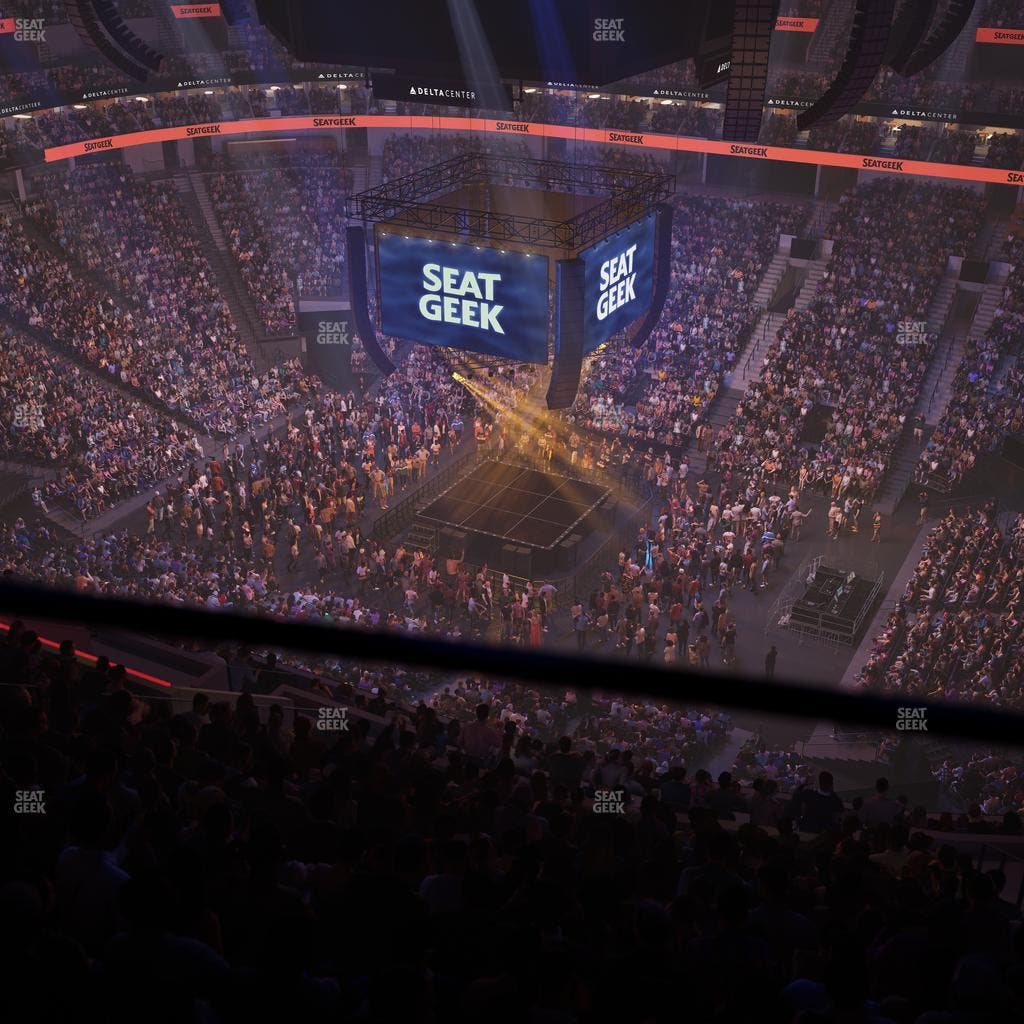 Delta Center - Section 129 Seat View