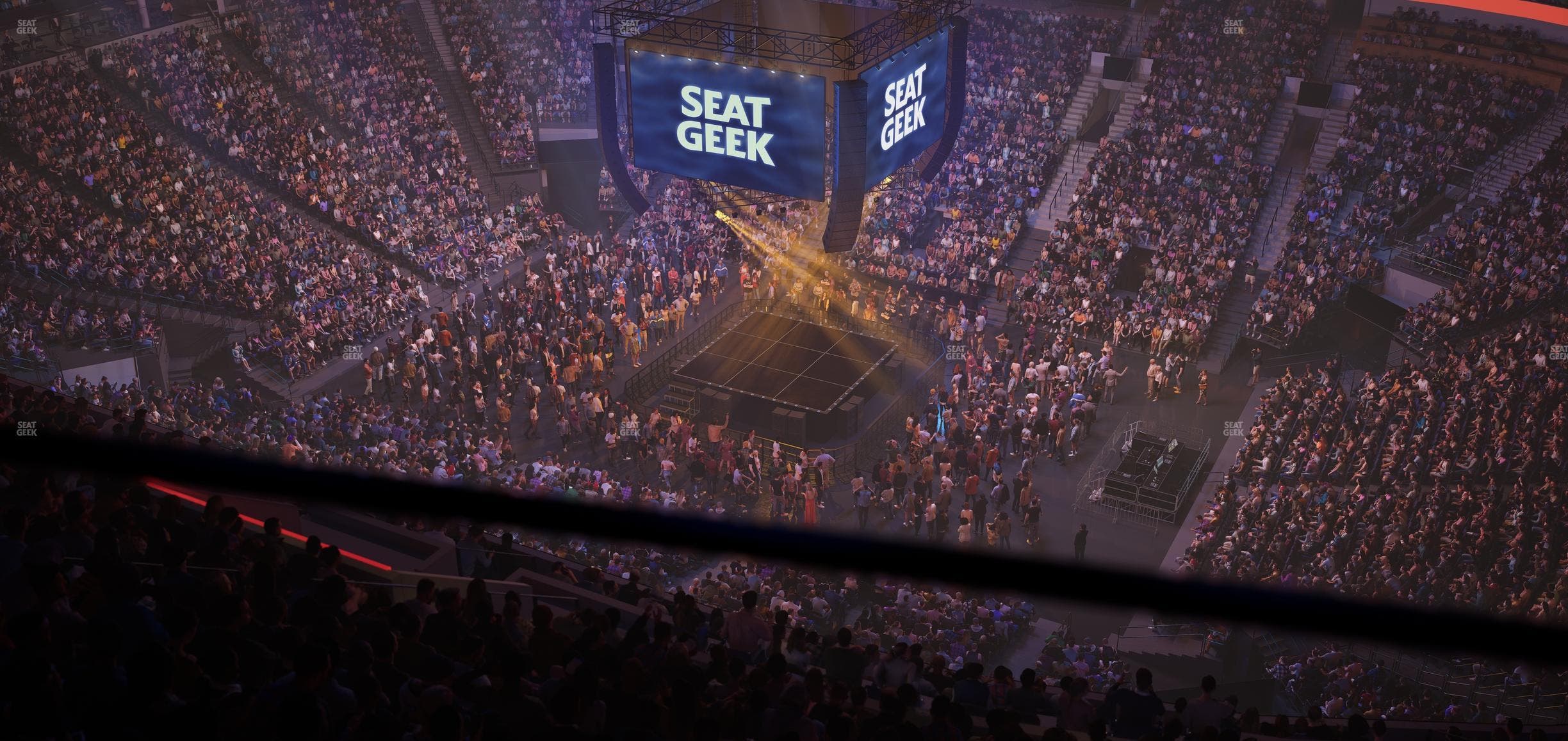 Delta Center - Section 129 Seat View