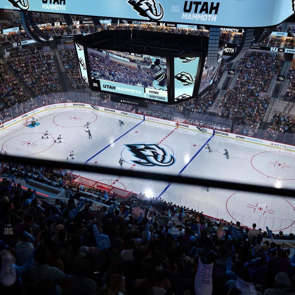 Delta Center - Section 129 Seat View