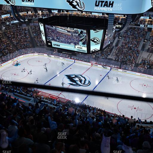 Delta Center - Section 129 Seat View