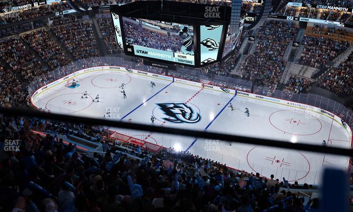 Delta Center - Section 129 Seat View