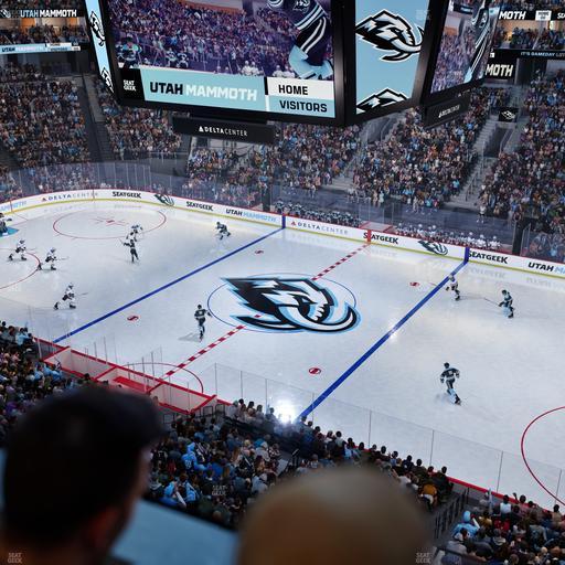 Delta Center - Section 129 Seat View