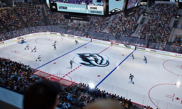 Delta Center - Section 129 Seat View