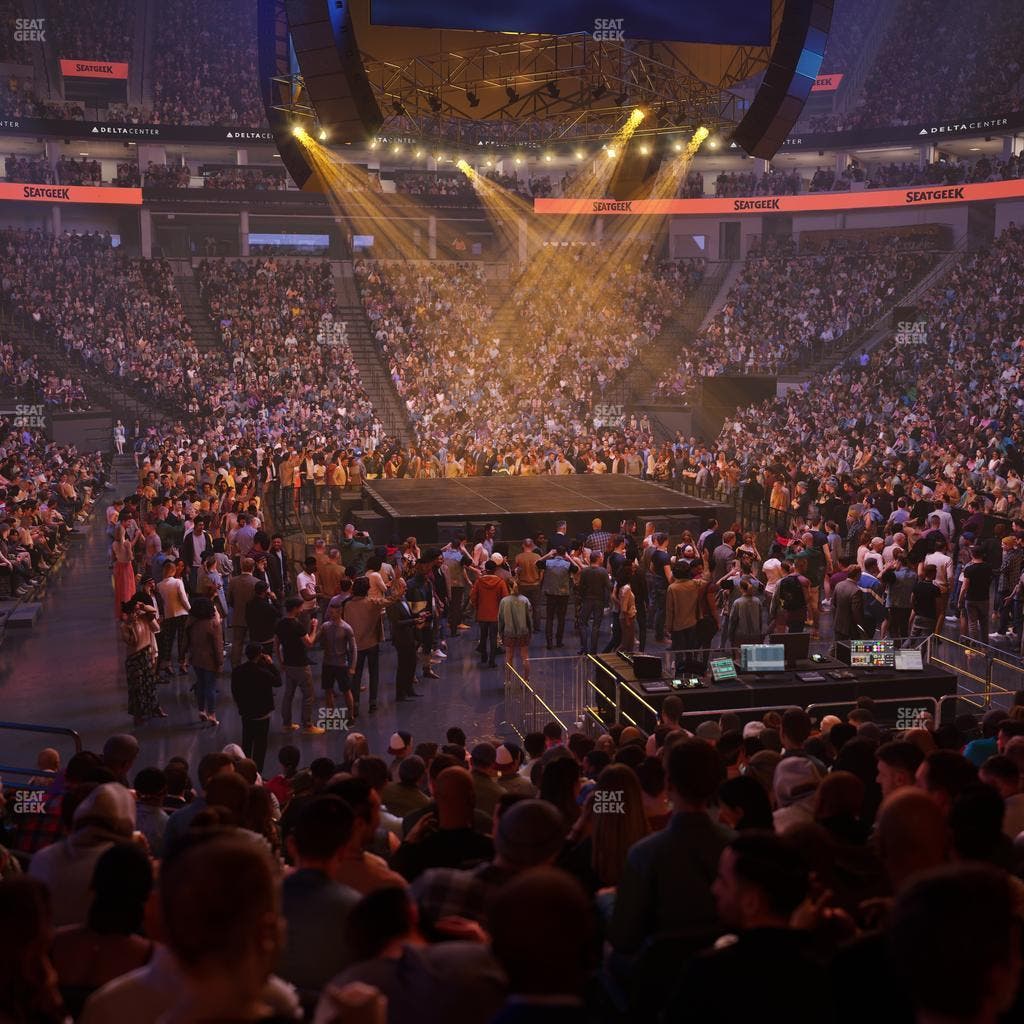 Delta Center - Section 13 Seat View