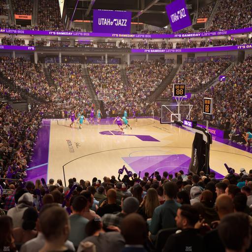 Delta Center - Section 13 Seat View