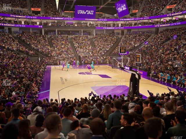 Delta Center - Section 13 Seat View Delta Center - Section 13 Seat View