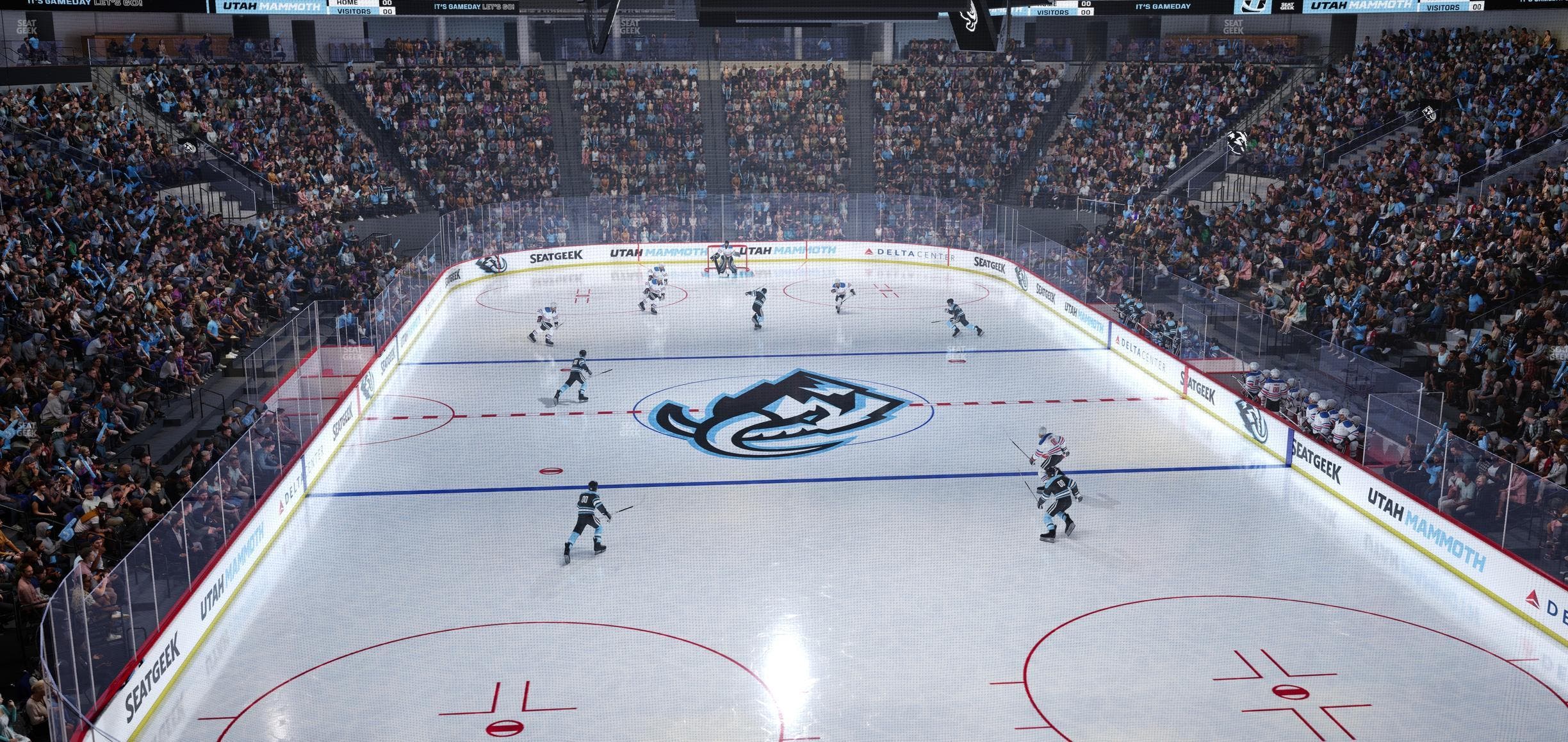 Delta Center - Section 13 Seat View