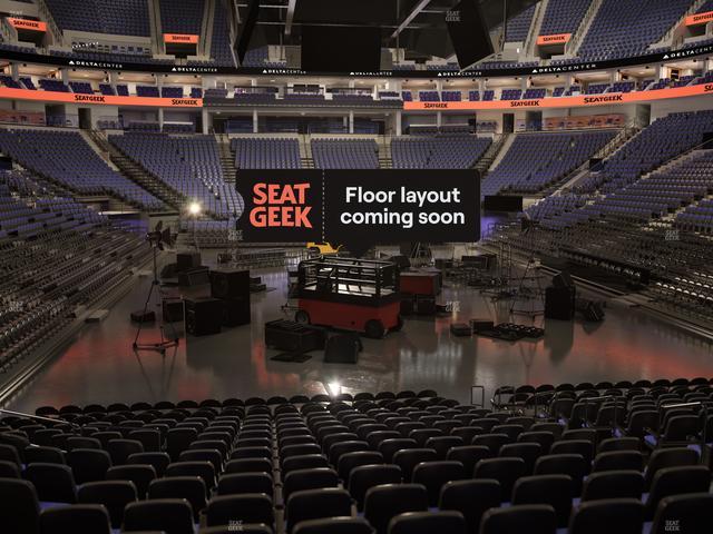 Delta Center - Section 13 Seat View