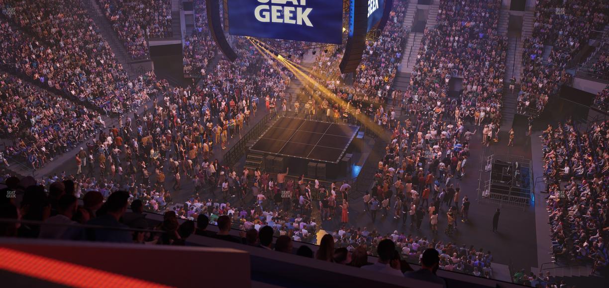 Delta Center - Section 130 Seat View