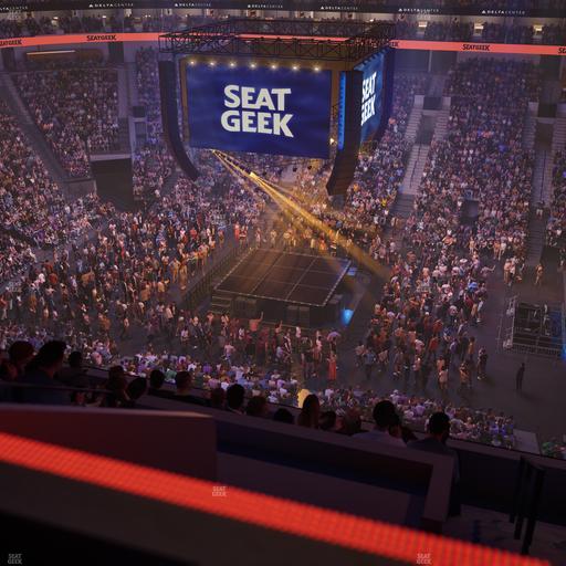 Delta Center - Section 130 Seat View