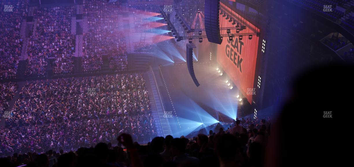 Delta Center - Section 130 Seat View