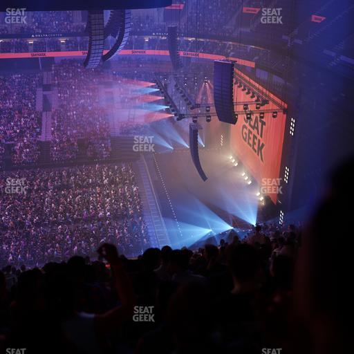 Delta Center - Section 130 Seat View