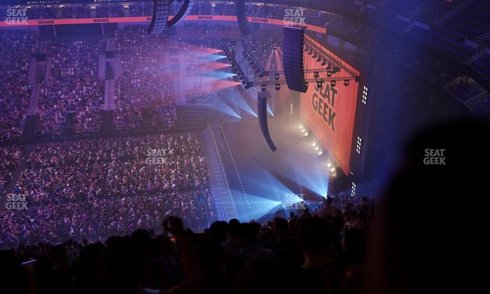 Delta Center - Section 130 Seat View