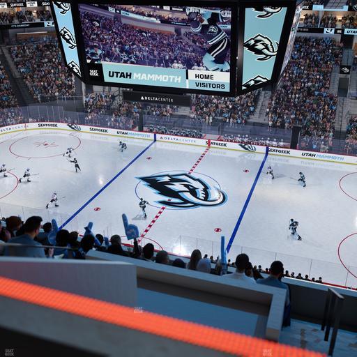 Delta Center - Section 130 Seat View