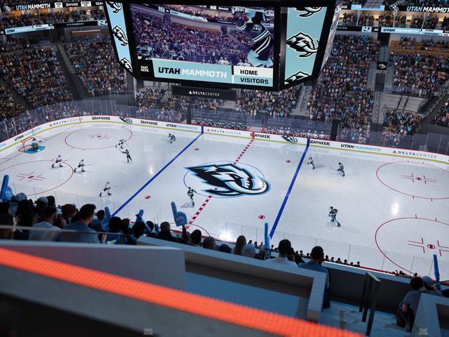 Delta Center - Section 130 Seat View